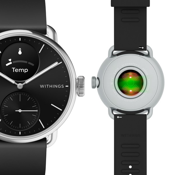 HWA10-model 1-All-Int WITHINGS SCAN WATCH 2 schwarz 38mm 