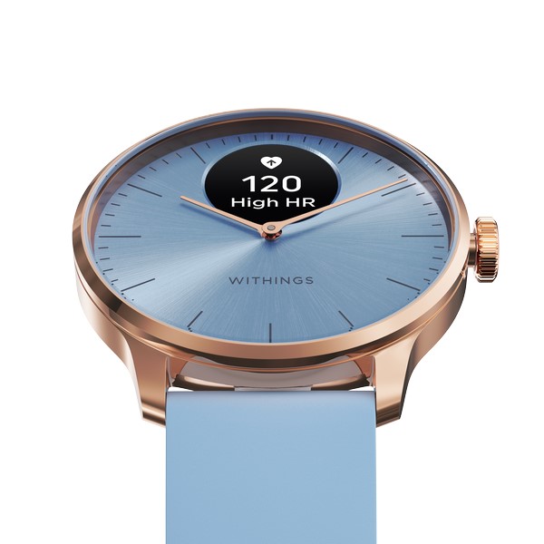 HWA11-model 2-All-Int WITHINGS SCAN WATCH LIGHT rose blau 38mm 